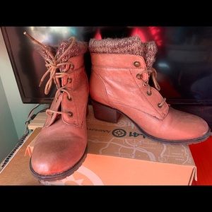 Yellow Box Genuine Leather Ankle Boots